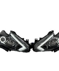 2016-2018 Nissan Altima Switchback LED Headlights Black Projector Lights
