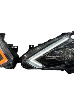 2016-2018 Nissan Altima Switchback LED Headlights Black Projector Lights