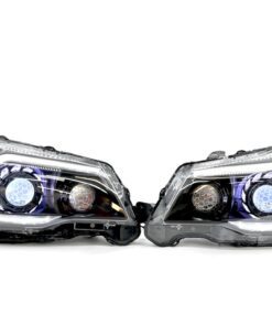 14-18 Subaru Forester Custom Retrofit Projector LED Black Headlights