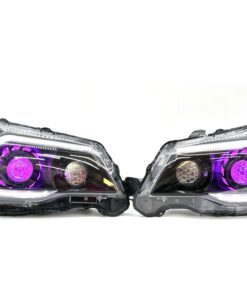 14-18 Subaru Forester Custom Retrofit Projector LED Black Headlights
