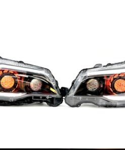 14-18 Subaru Forester Custom Retrofit Projector LED Black Headlights