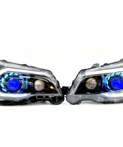 14-18 Subaru Forester Custom Retrofit Projector LED Black Headlights