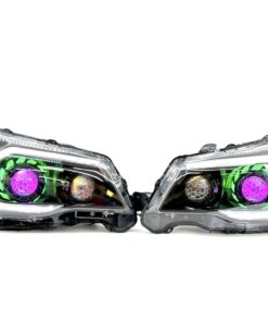 14-18 Subaru Forester Custom Retrofit Projector LED Black Headlights