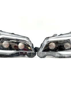14-18 Subaru Forester Custom Retrofit Projector LED Black Headlights