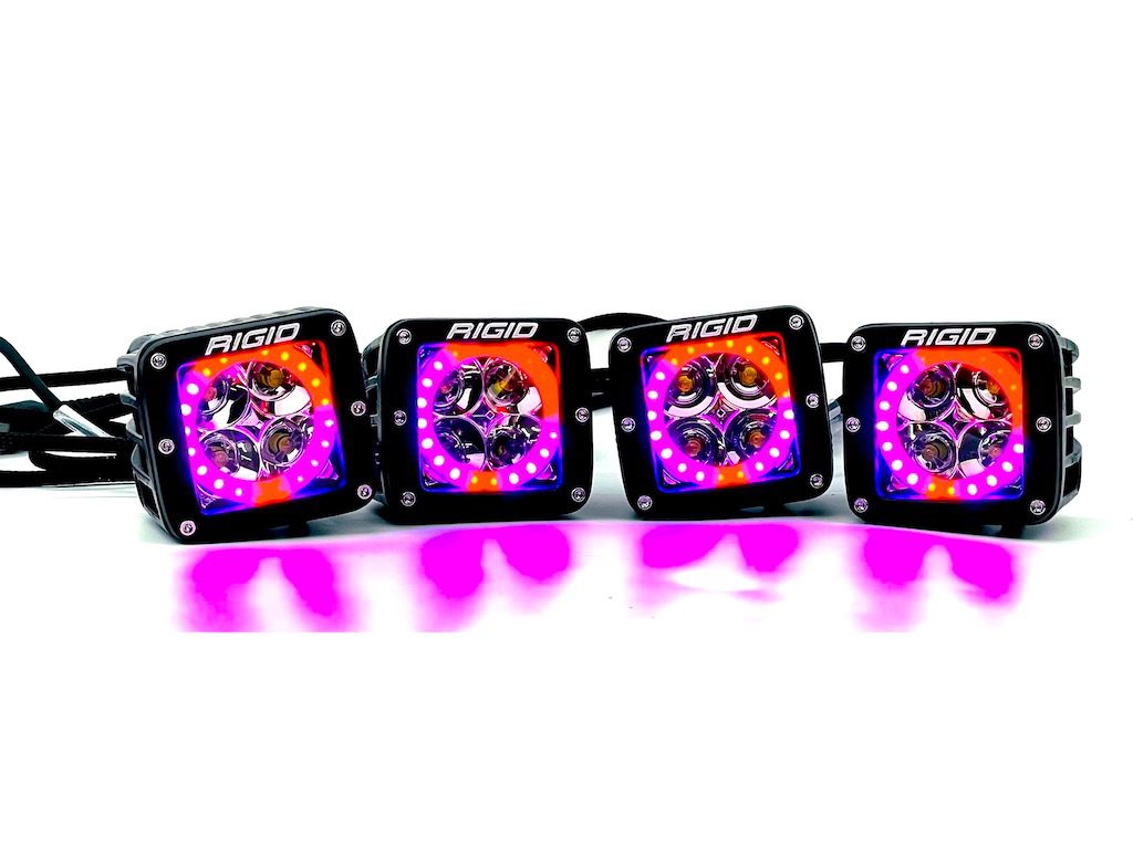 RGBW Chasing Off Road LED Pod Lighting Kit