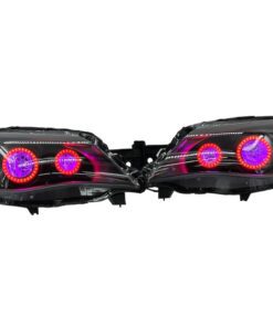 08-14 Subaru Impreza WRX Full LED Quad RGBW Led Halo projector Black Headlights