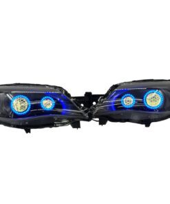 08-14 Subaru Impreza WRX Full LED Quad RGBW Led Halo projector Black Headlights
