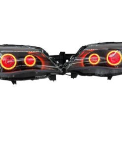 08-14 Subaru Impreza WRX Full LED Quad RGBW Led Halo projector Black Headlights