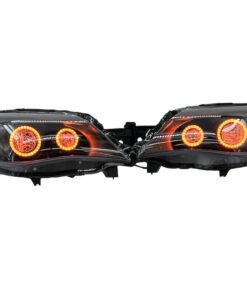 08-14 Subaru Impreza WRX Full LED Quad RGBW Led Halo projector Black Headlights