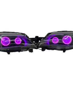 08-14 Subaru Impreza WRX Full LED Quad RGBW Led Halo projector Black Headlights