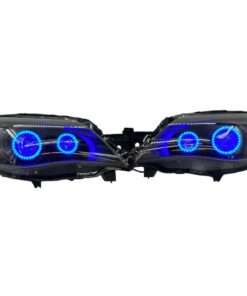 08-14 Subaru Impreza WRX Full LED Quad RGBW Led Halo projector Black Headlights