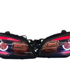 06-07 Subaru Impreza WRX LED RGBW Gill Lights Multicolor C Light Halo Retrofit Headlights