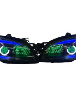 06-07 Subaru Impreza WRX LED RGBW Gill Lights Multicolor C Light Halo Retrofit Headlights