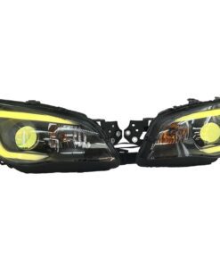 06-07 Subaru Impreza WRX LED Demon Eyes C-Light Custom Retrofit Black Headlights