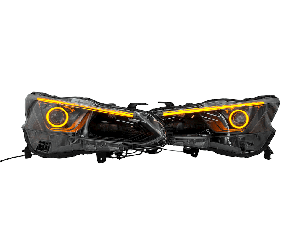 2019-2020 Nissan Altima Switchback LED Black Projector Halo Headlights