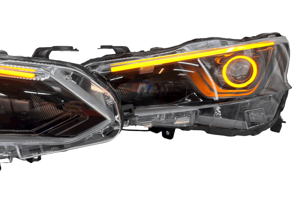 2019-2020 Nissan Altima Switchback LED Black Projector Halo Headlights