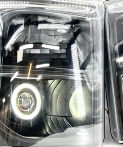 2011-2016 Ford F-250 F-350 Switchbacks Led Halo Black Projector Headlights