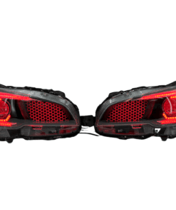 2015-2021 Subaru WRX Hex LED RGBW Halo Black Projector Headlights