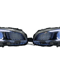 2015-2021 Subaru WRX Hex LED RGBW Halo Black Projector Headlights
