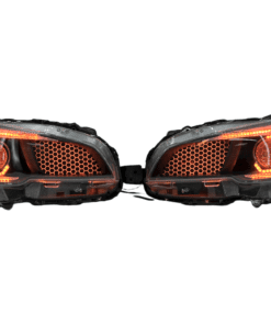2015-2021 Subaru WRX Hex LED RGBW Halo Black Projector Headlights