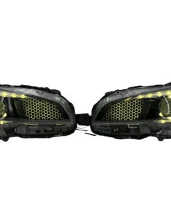 2015-2021 Subaru WRX Hex LED RGBW Halo Black Projector Headlights