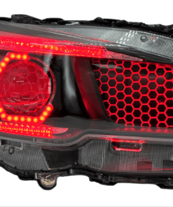 2015-2021 Subaru WRX Hex LED RGBW Halo Black Projector Headlights