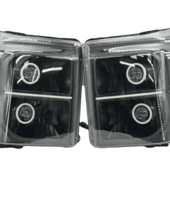11-16 F-250 F-350 Superduty King Ranch Black LED Projector Retrofit Headlights