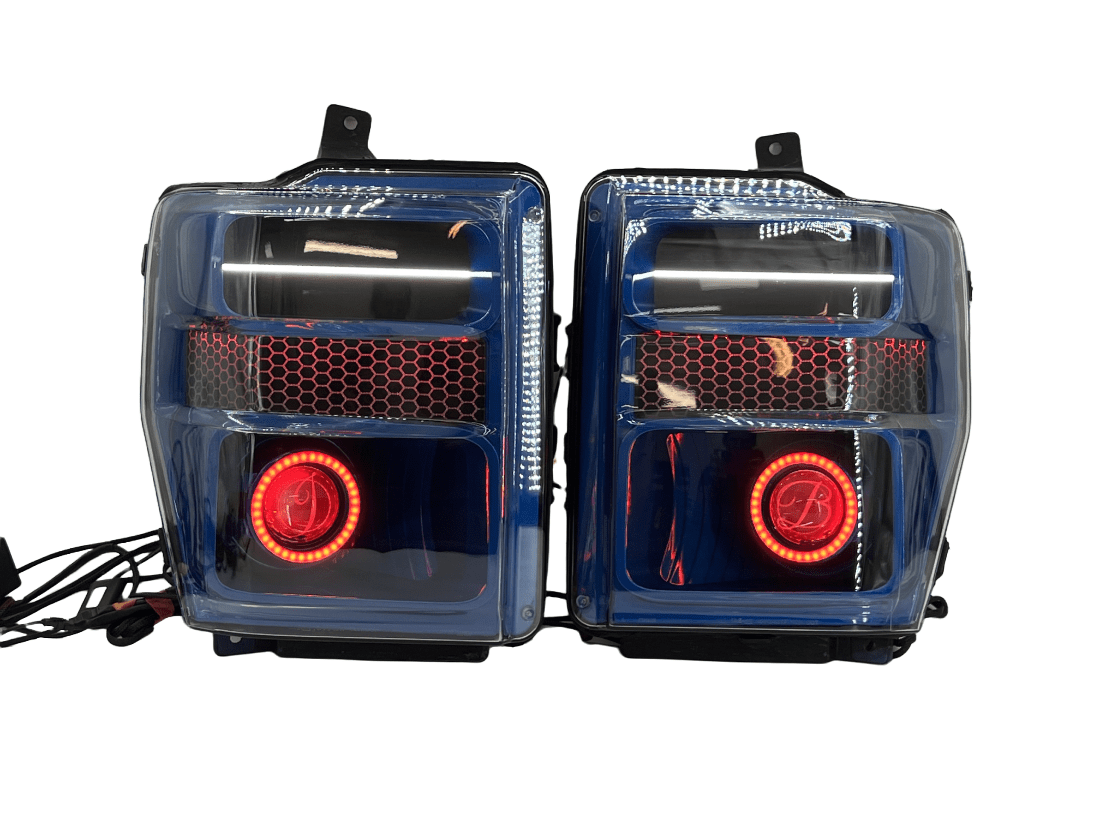 08-10 Ford Superduty F-250 Multicolor Led Projector Headlights