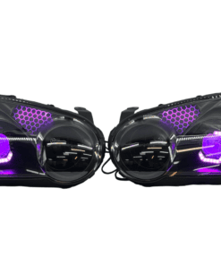 04-05 Subaru Blobeye WRX/STI Black Retrofit Projectors RGBW Halo Headlights
