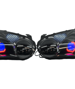 04-05 Subaru Blobeye WRX/STI Black Retrofit Projectors RGBW Halo Headlights