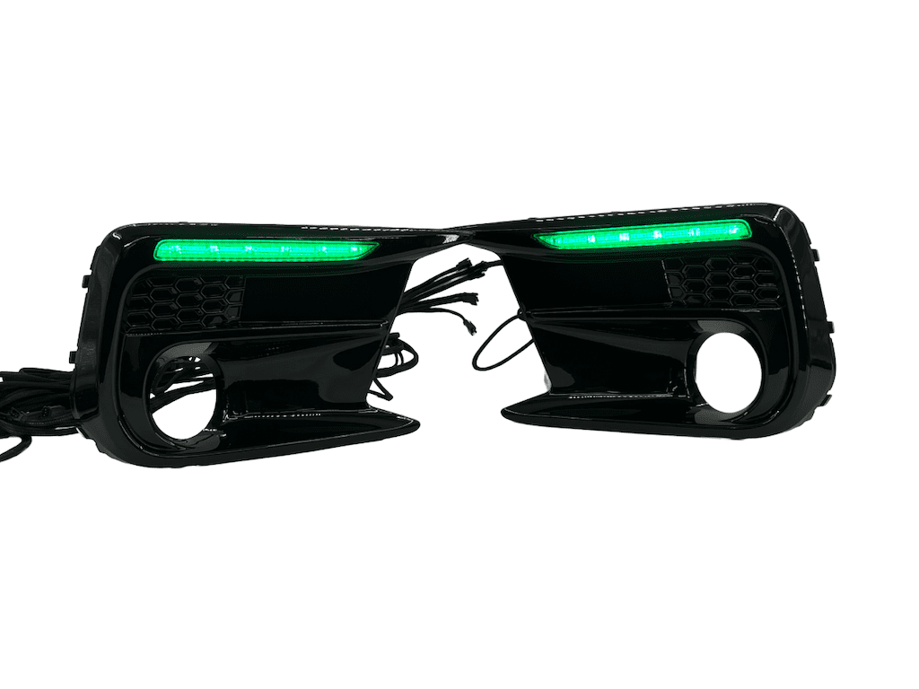 2018-2021 Subaru WRX STI RGBW Multicolor Led DRL Fog Light Bezels
