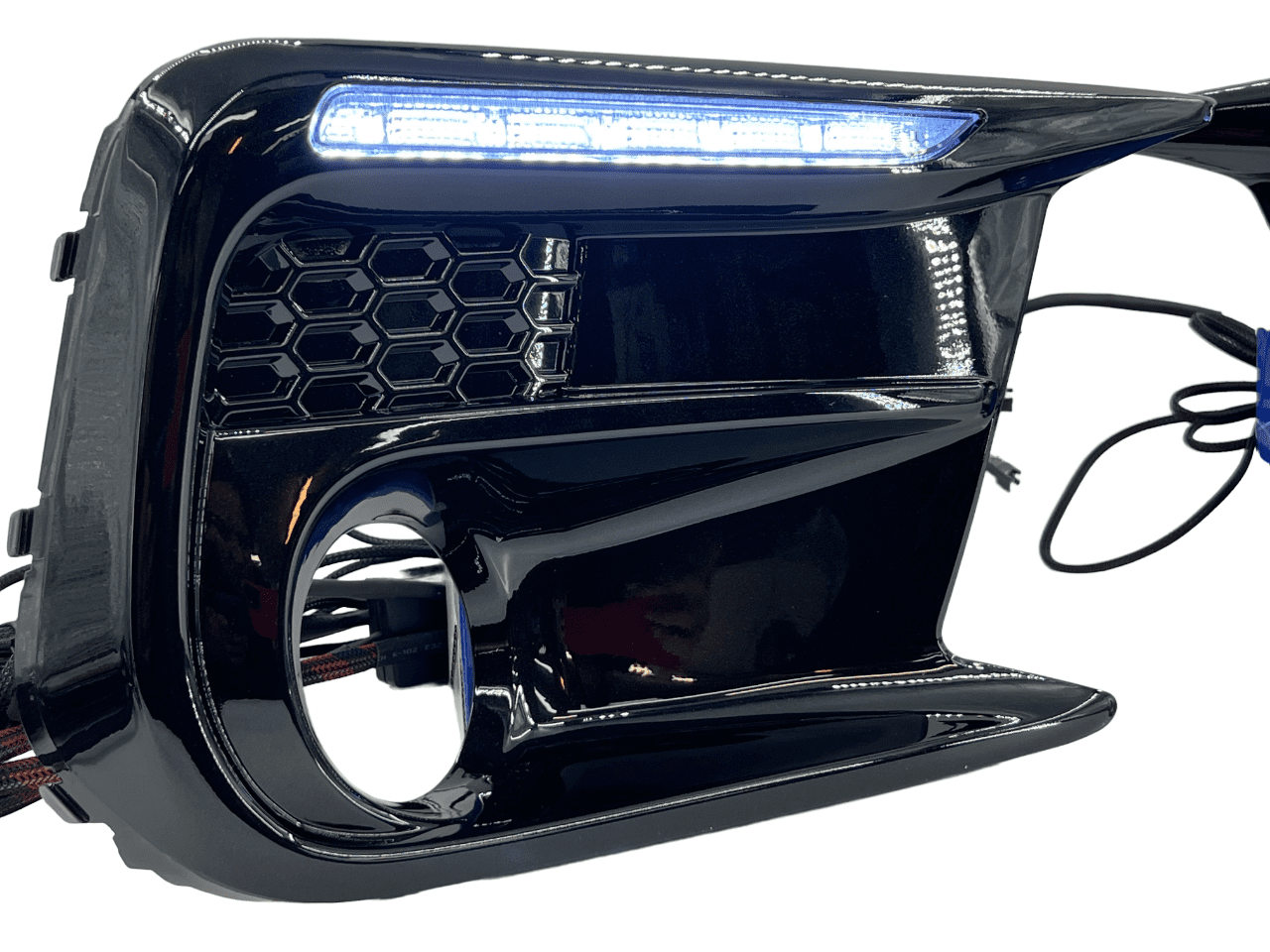 2018-2021 Subaru WRX STI RGBW Multicolor Led DRL Fog Light Bezels