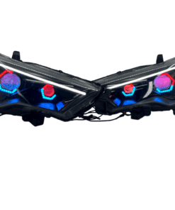 14-22 Toyota 4Runner Limited / TRD Custom Hex Led Halos Demon Eyes Retrofit Headlights