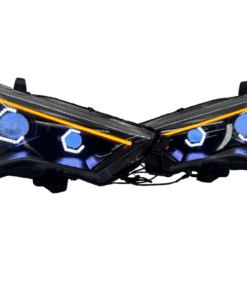 14-22 Toyota 4Runner Limited / TRD Custom Hex Led Halos Demon Eyes Retrofit Headlights