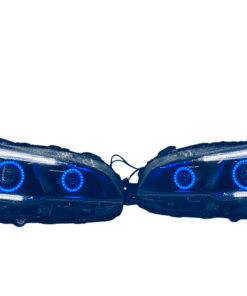 2015-2021 Subaru WRX Quad Halo Projector LED Black Headlights