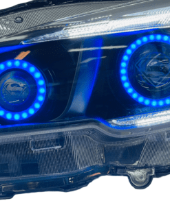 2015-2021 Subaru WRX Quad Halo Projector LED Black Headlights