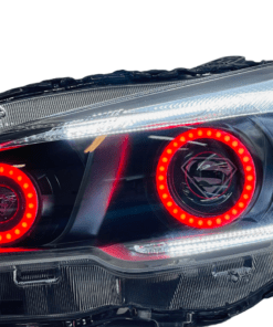 2015-2021 Subaru WRX Quad Halo Projector LED Black Headlights