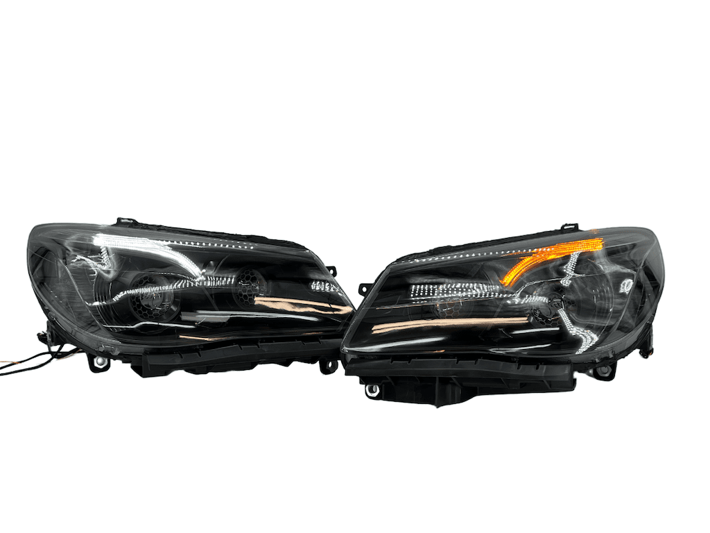 2014-2017 Chevrolet SS Black Projector Led Switchback Retrofit Headlights