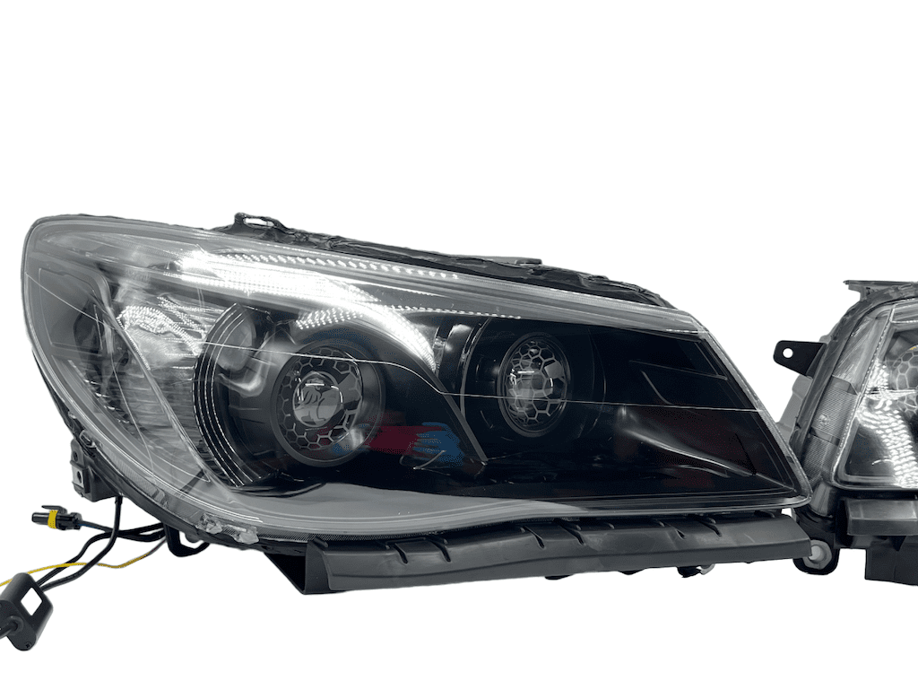 2014-2017 Chevrolet SS Black Projector Led Switchback Retrofit Headlights