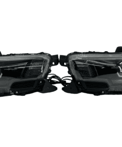 16-20 Toyota Tacoma RGBW Led Custom Halo Projector Black Headlights