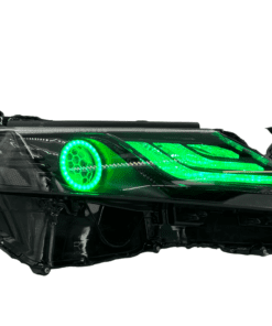 2022-2023 Toyota Camry LE Custom LED Halo RGBW Retrofit Projector Black Headlights