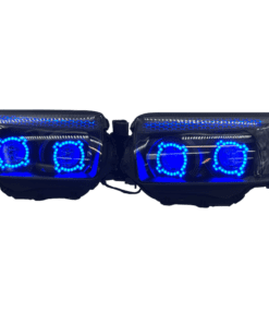 06-08 Subaru Forester Quad Biled Projector Retrofit RGBW Led Halo Headlights