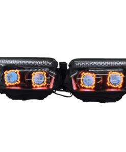 06-08 Subaru Forester Quad Biled Projector Retrofit RGBW Led Halo Headlights