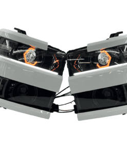 15-19 Chevrolet Silverado 2500 HD Multicolor Led Halo Headlights Switchback Eyebrows