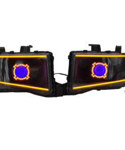 06-14 Honda Ridgeline Black Premium LED Switchback Multicolor Headlights