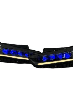 2019-2023 KIA K5 RGBW Multicolor Led DRL Black Headlights