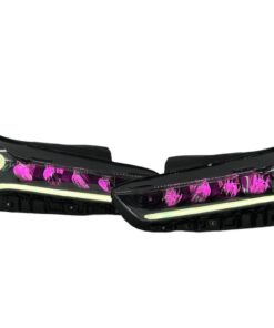 2019-2023 KIA K5 RGBW Multicolor Led DRL Black Headlights