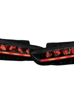 2019-2023 KIA K5 RGBW Multicolor Led DRL Black Headlights