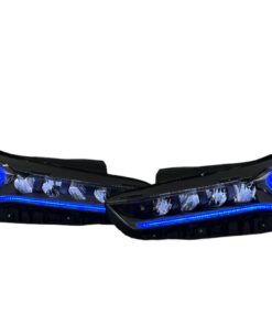 2019-2023 KIA K5 RGBW Multicolor Led DRL Black Headlights