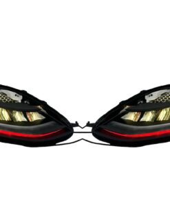 2017-2021 TESLA MODEL 3/Y PLAID SERIES V2 RGBW Black Led Headlights
